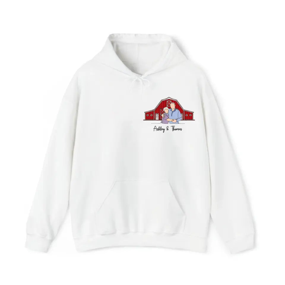 Personalized Upload Your Family Photo Minimalist Drawing Hoodie 2D Printed VQ231471