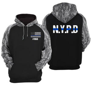 Personalized US Police Department & ID Hoodie 3D Printed KVH231505
