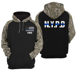 Personalized US Police Department & ID Hoodie 3D Printed KVH231505