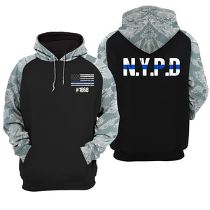 Personalized US Police Department & ID Hoodie 3D Printed KVH231505