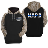 Personalized US Police Department & ID Hoodie 3D Printed KVH231505