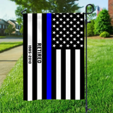 Personalized Retired US Police Garden Flag or House Flag Printed KVH20231254