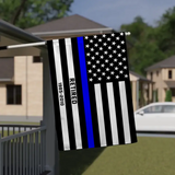 Personalized Retired US Police Garden Flag or House Flag Printed KVH20231254