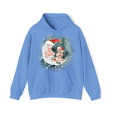 Personalized Upload Your Photo Santa Moon Christmas Gift Hoodie 2D Printed VQ231509