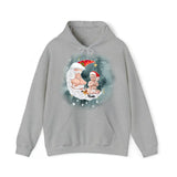 Personalized Upload Your Photo Santa Moon Christmas Gift Hoodie 2D Printed VQ231509