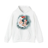 Personalized Upload Your Photo Santa Moon Christmas Gift Hoodie 2D Printed VQ231509
