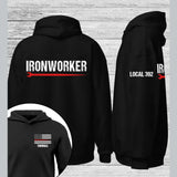Personalized Ironworker Custom Name Hoodie 2D Printed LVA231580
