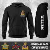 Personalized Canadian Military Retired Hoodie 2D Printed QTHN1683