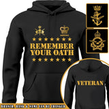 Personalized Canadian Armed Forces Hoodie 2D Printed 231684AHVQ