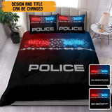 Personalized Law Enforcement Custom Title Bedding Set Printed QTVQ1693