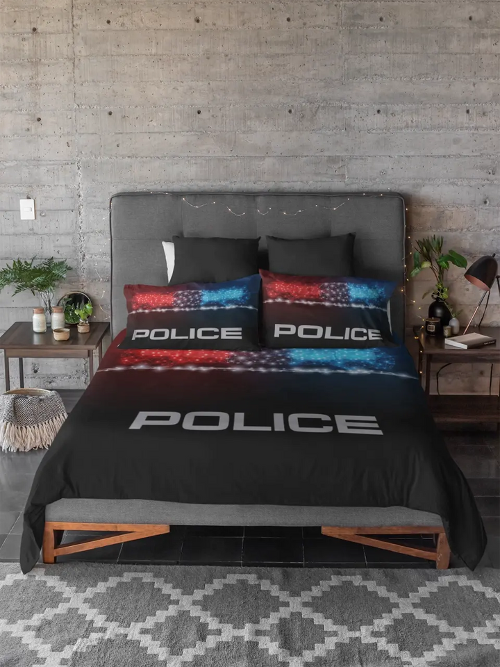 Personalized Law Enforcement Custom Title Bedding Set Printed QTVQ1693