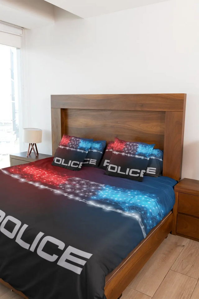 Personalized Law Enforcement Custom Title Bedding Set Printed QTVQ1693