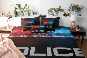 Personalized Law Enforcement Custom Title Bedding Set Printed QTVQ1693