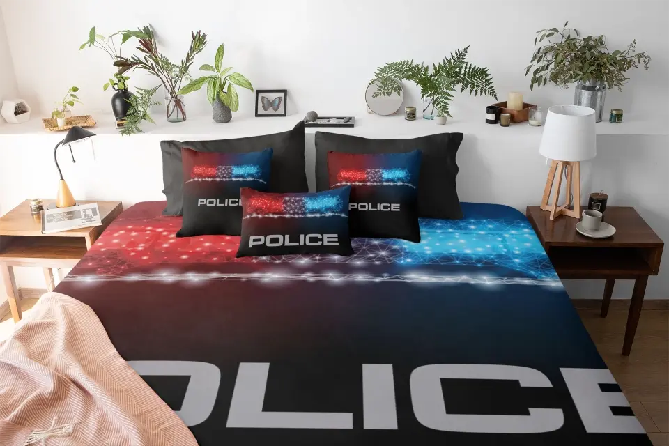 Personalized Law Enforcement Custom Title Bedding Set Printed QTVQ1693