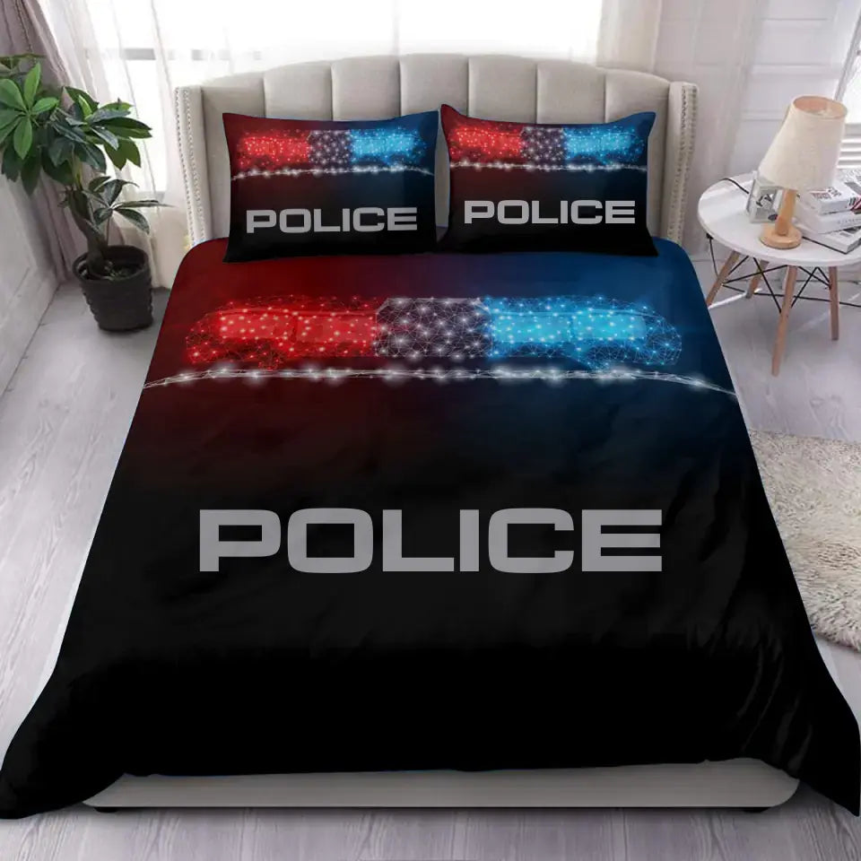 Personalized Law Enforcement Custom Title Bedding Set Printed QTVQ1693