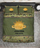 Personalized The Army Australian Veteran Custom Name & Time Bedding Set Printed KVH231687