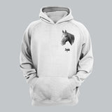 Personalized Upload Your Horse Photo Horse Lovers Gift Hoodie 2D Printed VQ231349