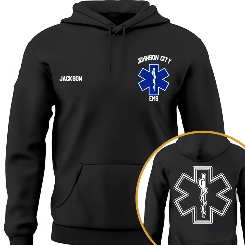 Personalized Emergency Medical Services Custom Name & Department Hoodie 2D Printed HN231705