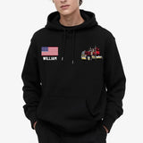 Personalized US Trucker Custom Name Hoodie 2D Printed QTHN231767