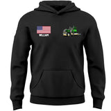 Personalized US Trucker Custom Name Hoodie 2D Printed QTHN231767
