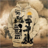 Personalized Australian Veterean All Gave Some Some Gave All Zip Hoodie 3D Printed 231752AHVQ