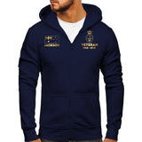 Personalized Australian Military Branch And Served Time Zip Hoodie 2D Printed QTKH2406