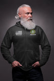 Personalized US Military Branch Custom Name And Served Time Zip Hoodie 2D Printed KVH2411