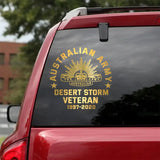 Personalized Australian Armed Forces Retired Decal Printed 2423AHVH