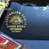 Personalized Australian Armed Forces Retired Decal Printed 2423AHVH