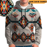 Personalized Native Pattern American Tribal Hoodie 3D Printed HN2487