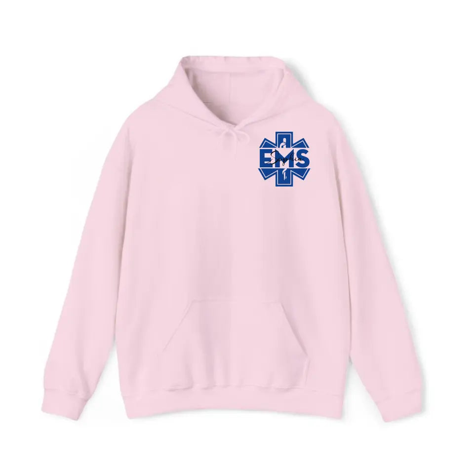 Personalized EMS EMT Custom Name  Gift For Paramedical Squad Hoodie 2D Printed QTKH2491