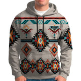 Personalized Native Pattern American Tribal Hoodie 3D Printed HN2487