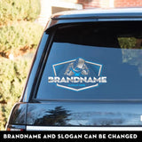 Personalized Welder Brand Name & Slogan Decal Printed KVH24113