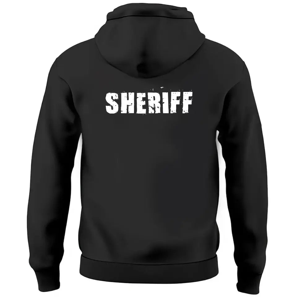 Personalized Sheriff US Police Hoodie 2D Printed QTHN24137