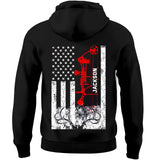 Personalized Deer Hungting Custom Name Hoodie 2D Printed KVH24135