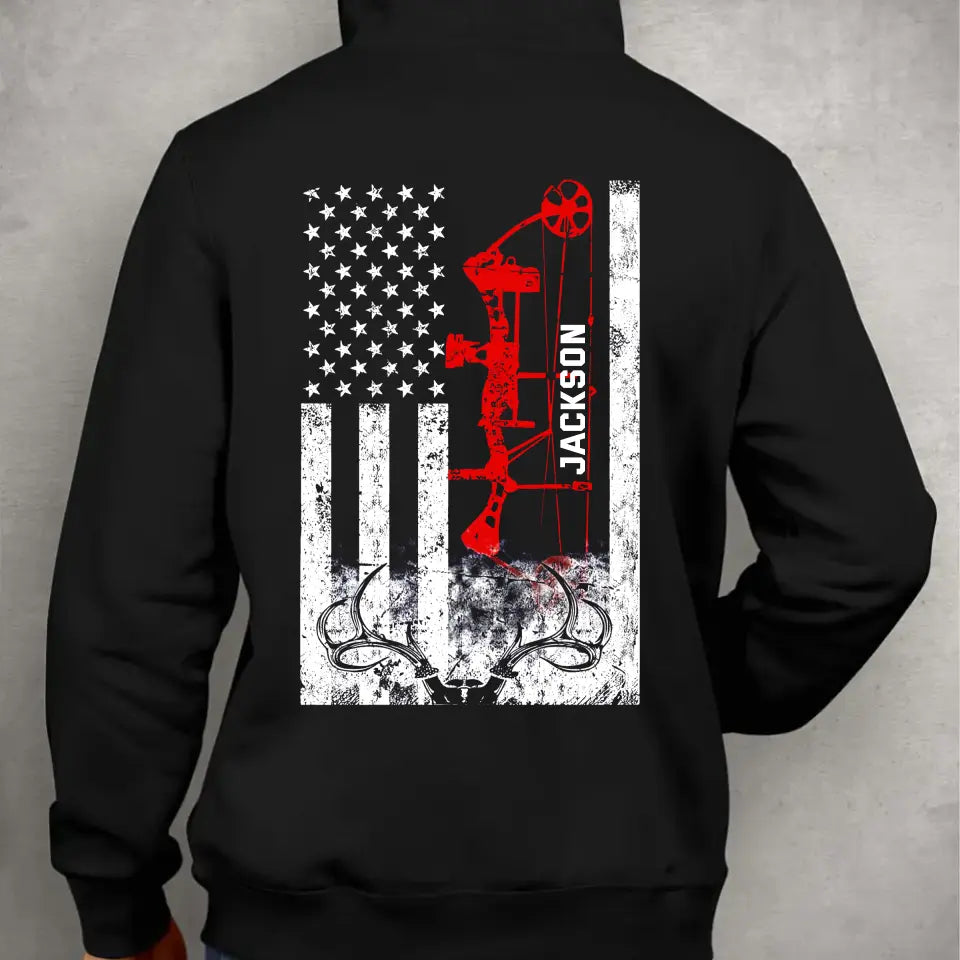 Personalized Deer Hungting Custom Name Hoodie 2D Printed KVH24135