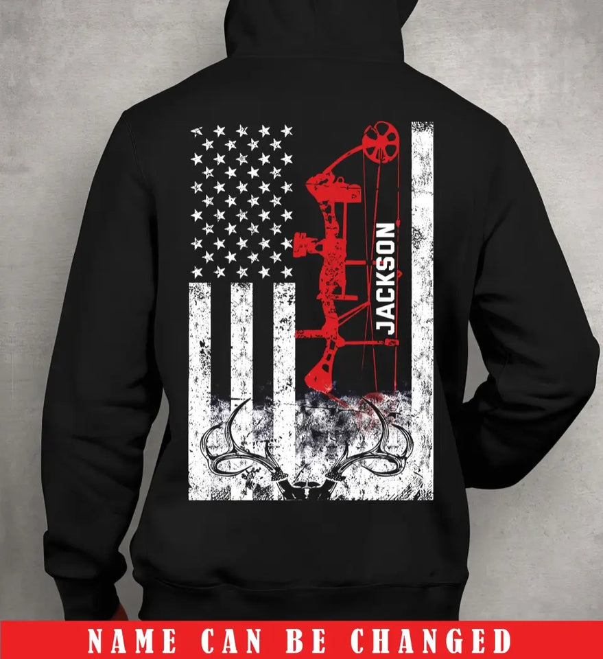 Personalized Deer Hungting Custom Name Hoodie 2D Printed KVH24135