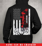 Personalized Deer Hungting Custom Name Hoodie 2D Printed KVH24135