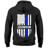 Personalized US Police Custom Name Hoodie 2D Printed QTVQ24143