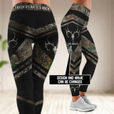 Personalized Taken By An Old Buck Hunting Legging Printed VQ24317