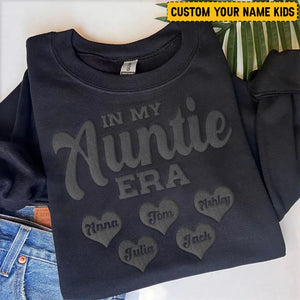 Personalized In My Auntie Era Sweatshirt Puff Printed 24354LVA