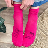 Personalized Hunting Drawing 3D Socks Printed Hn24362