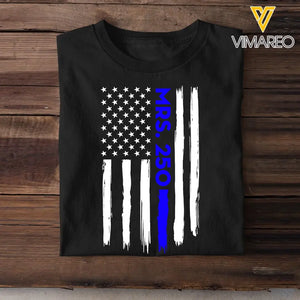 Personalized US Police ID Love Gift for Her for Him T-shirt Printed QTHN24376