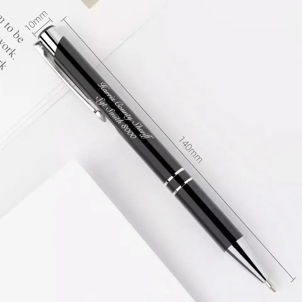 Personalized Officer Pen Laser Engraving Printed QTHN24467