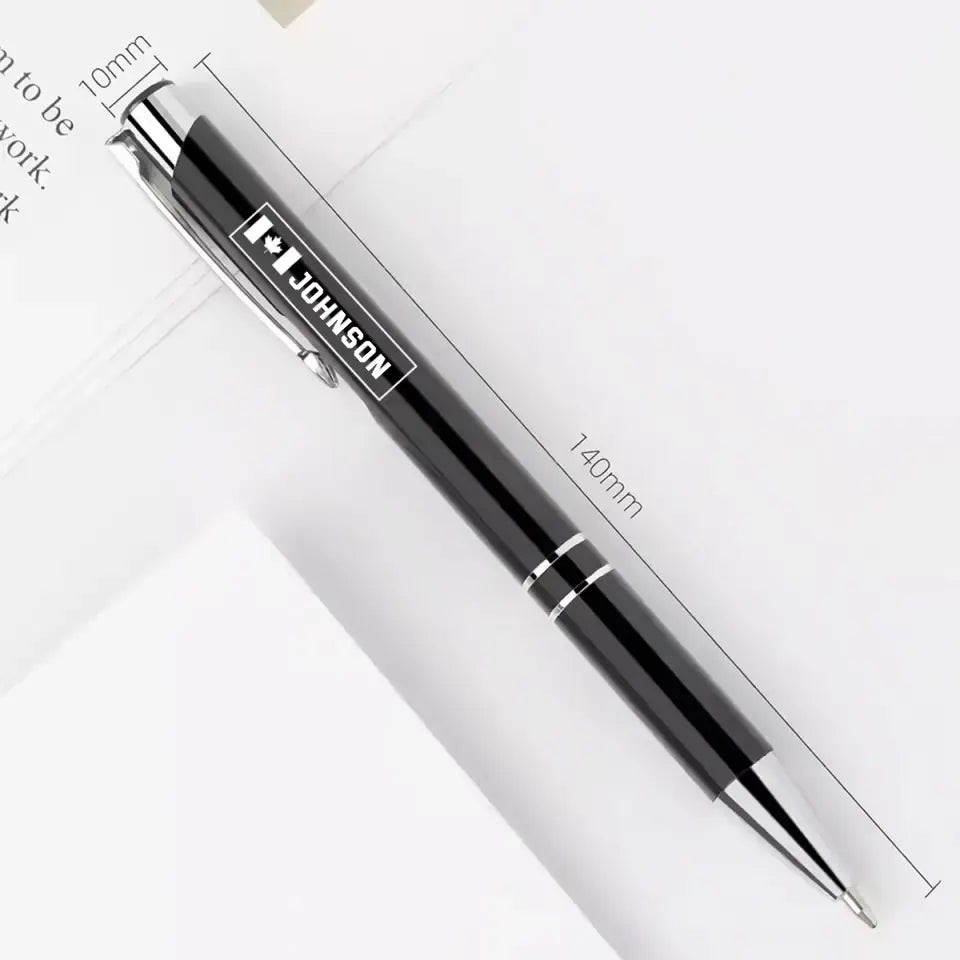 Personalized Canadian Custom Name Pen Laser Engraving Printed QTVQ24474