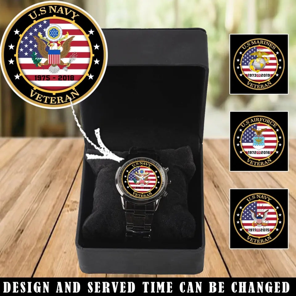 Personalized Canadian Armed Forces Logo Custom Time Watch Printed 24469AHVQ