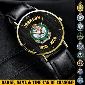 Personalized Australian Police Logo Custom Name & Time Women Watch Printed LVA24594