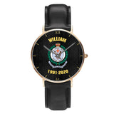 Personalized Australian Police Logo Custom Name & Time Women Watch Printed LVA24594