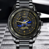 Personalized US Police Rank Camo Custom Name Watch Printed KVH24622