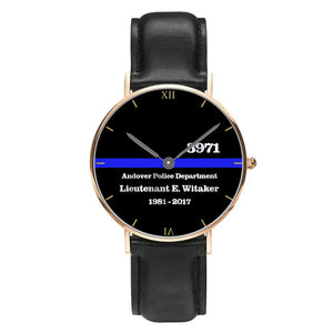 Personalized Police Department Custom Rank Name ID & Served Time Women Watch Printed QTVA24590